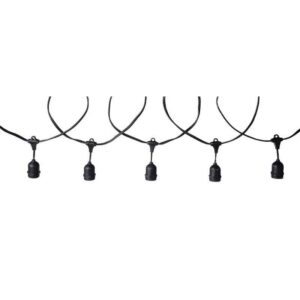 Commercial Grade 24FT Patio Lights W/Bulbs